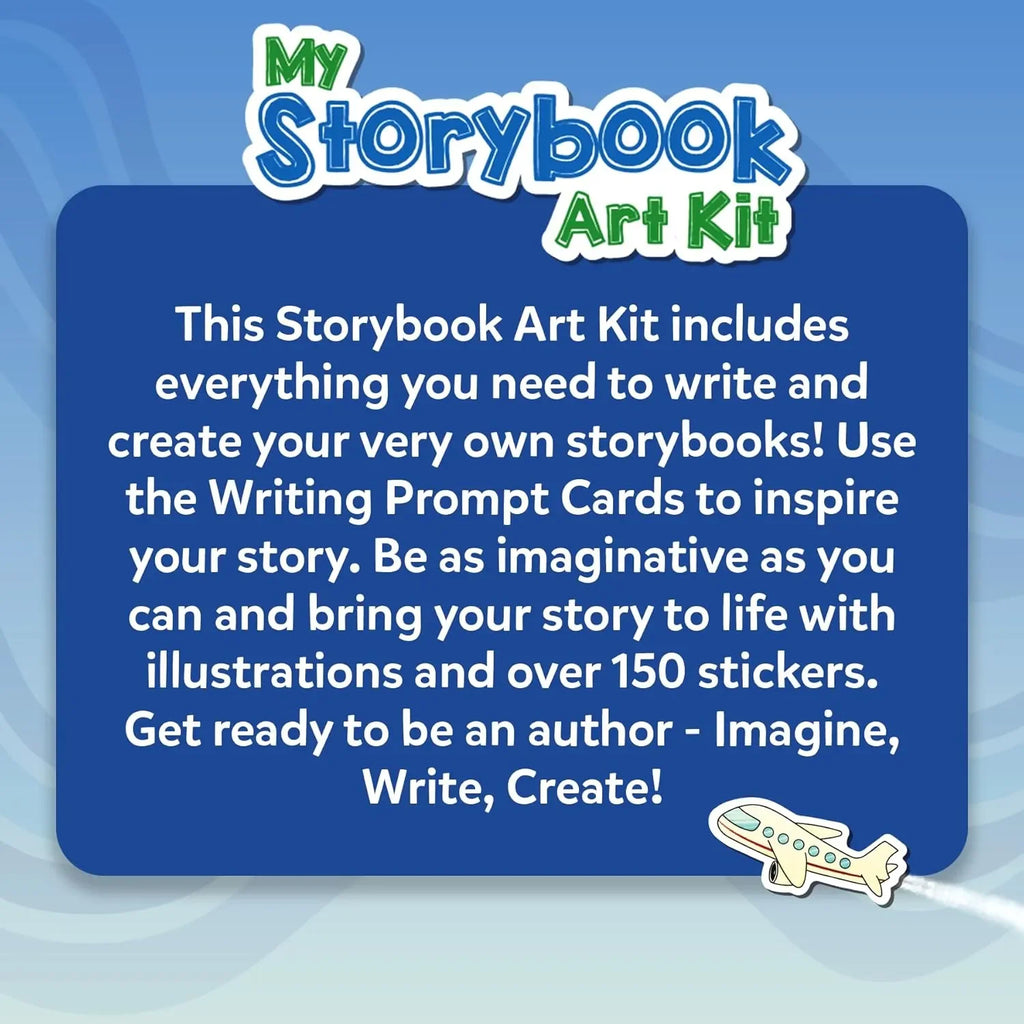 Skillmatics Storybook Art Kit – DIY Creative Writing & Scrapbooking Kit with 300+ Stickers | Hardbound Books | Ideal for Kids Ages 5 to 10 - Naivri
