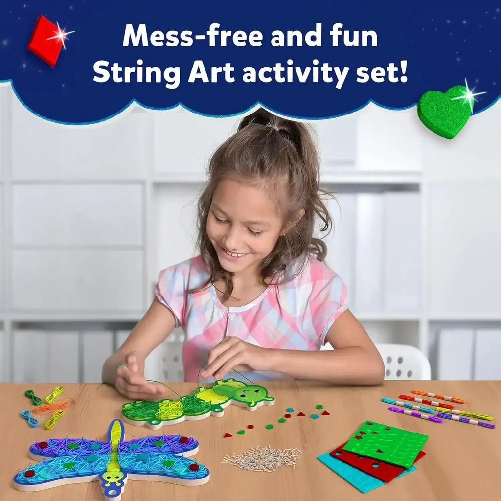 Skillmatics String Art Activity – Bugs & Butterflies | DIY Creative Craft Kit for Kids Ages 6–12 | Mess-Free Art, Fun Indoor Activities & Gifting Option Available Online at Naivri - Naivri