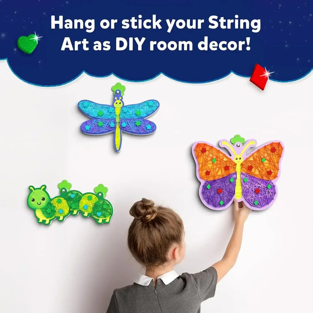 Skillmatics String Art Activity – Bugs & Butterflies | DIY Creative Craft Kit for Kids Ages 6–12 | Mess-Free Art, Fun Indoor Activities & Gifting Option Available Online at Naivri - Naivri
