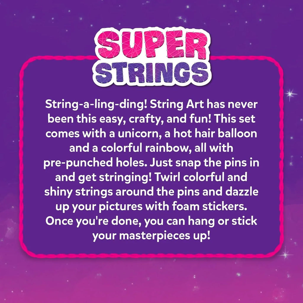 Skillmatics String Art Activity – Unicorn Magic | DIY Creative Craft Kit for Kids Aged 6–12 | Mess-Free Art, Educational Indoor Fun, and Gifting Option - Naivri