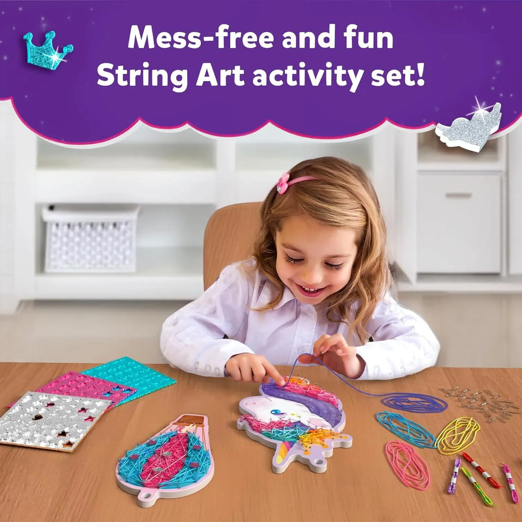 Skillmatics String Art Activity – Unicorn Magic | DIY Creative Craft Kit for Kids Aged 6–12 | Mess-Free Art, Educational Indoor Fun, and Gifting Option - Naivri