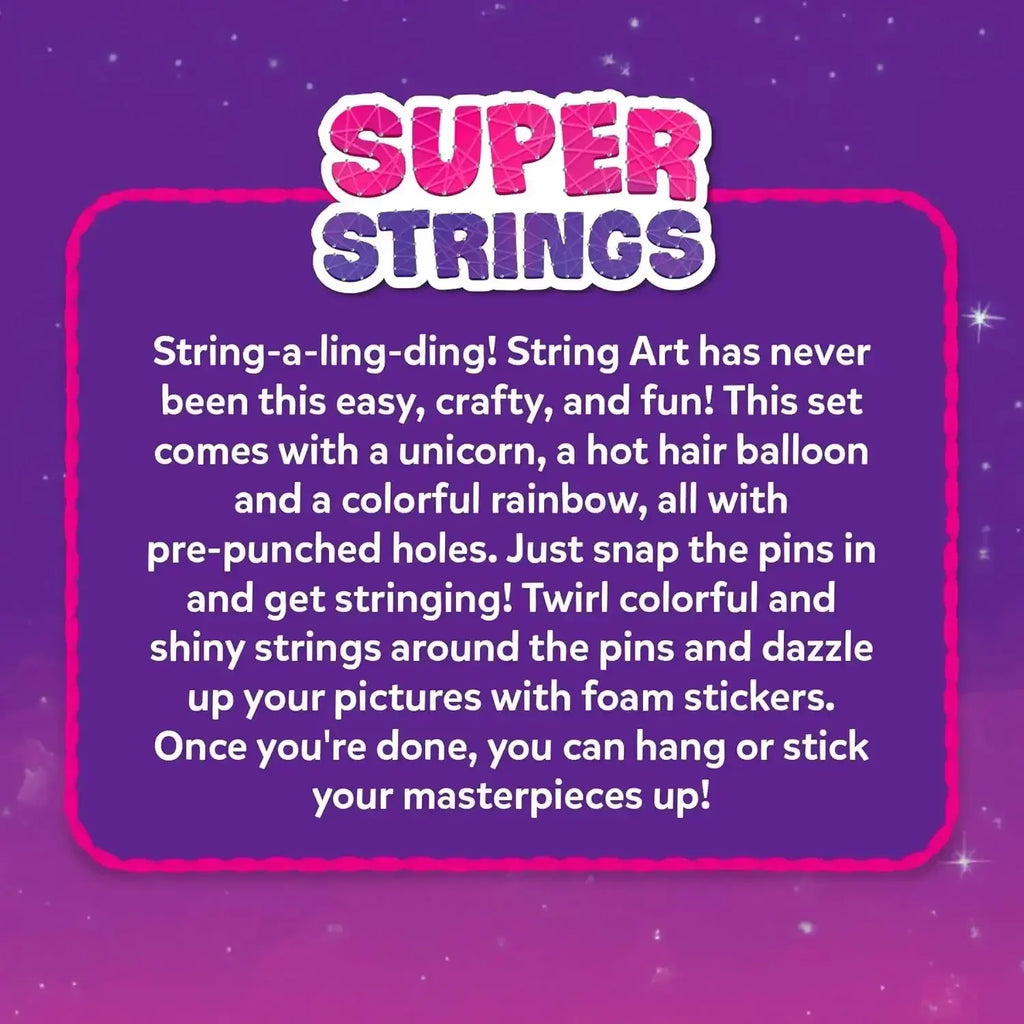 Skillmatics String Art Activity – Unicorn Magic | DIY Creative Craft Kit for Kids Aged 6–12 | Mess-Free Art, Educational Indoor Fun, and Gifting Option - Naivri