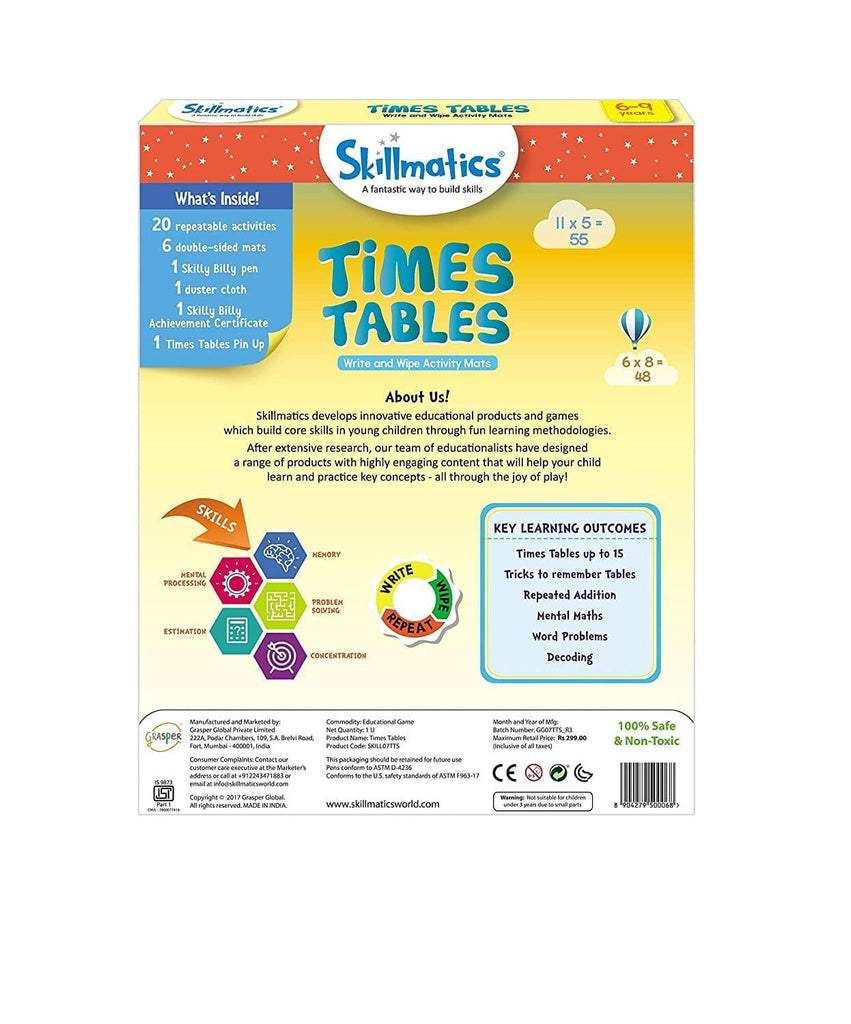 Skillmatics Times Tables - Naivri