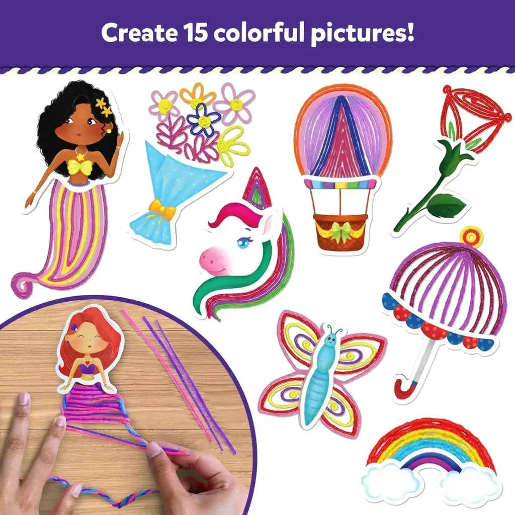 Skillmatics Waxy Window Art Kit – Reusable DIY Unicorn & Princess Craft for Kids - Naivri