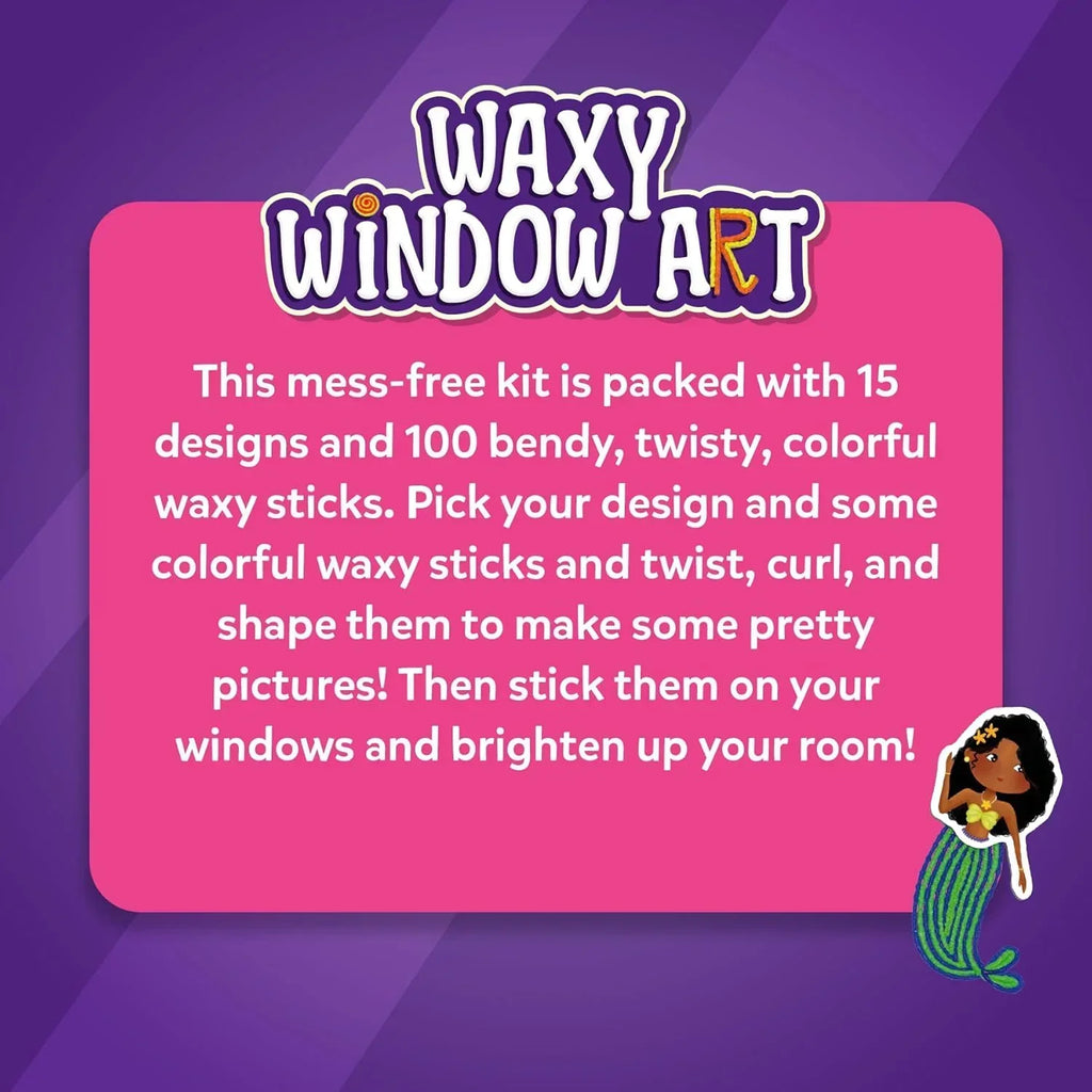 Skillmatics Waxy Window Art Kit – Reusable DIY Unicorn & Princess Craft for Kids - Naivri