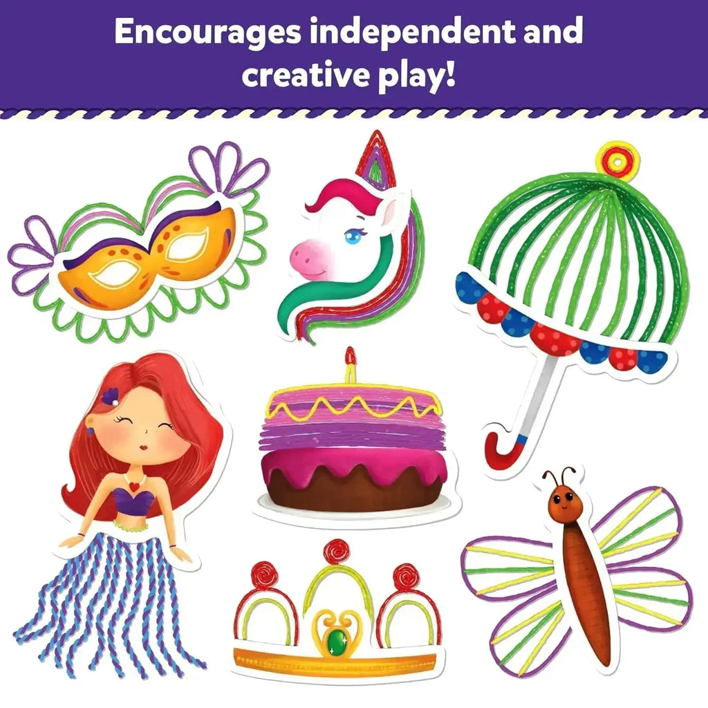 Skillmatics Waxy Window Art Kit – Reusable DIY Unicorn & Princess Craft for Kids - Naivri