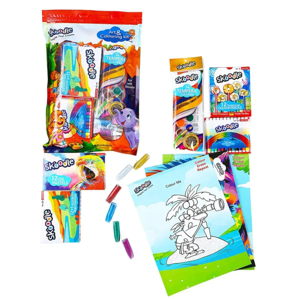 Skoodle Art & Colouring Kit - Naivri