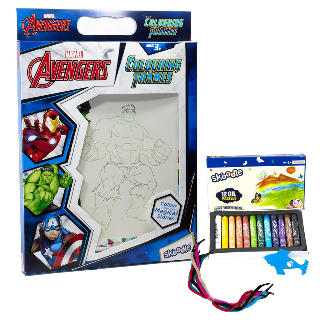 Skoodle Avengers Colouring Frames - Naivri