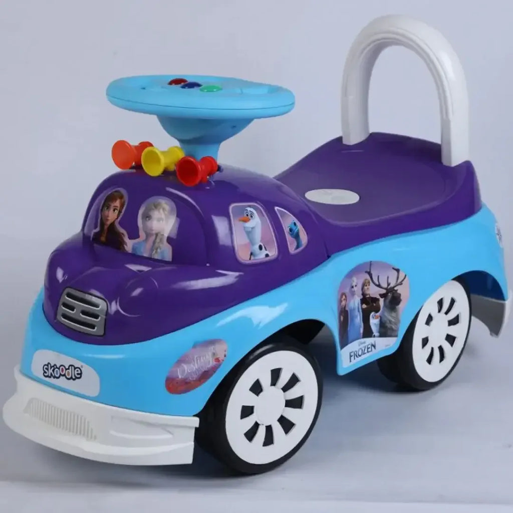 Skoodle Frozen Princess Ride-On Car – Magical Adventure Toy for Kids Ages 3+ - Naivri