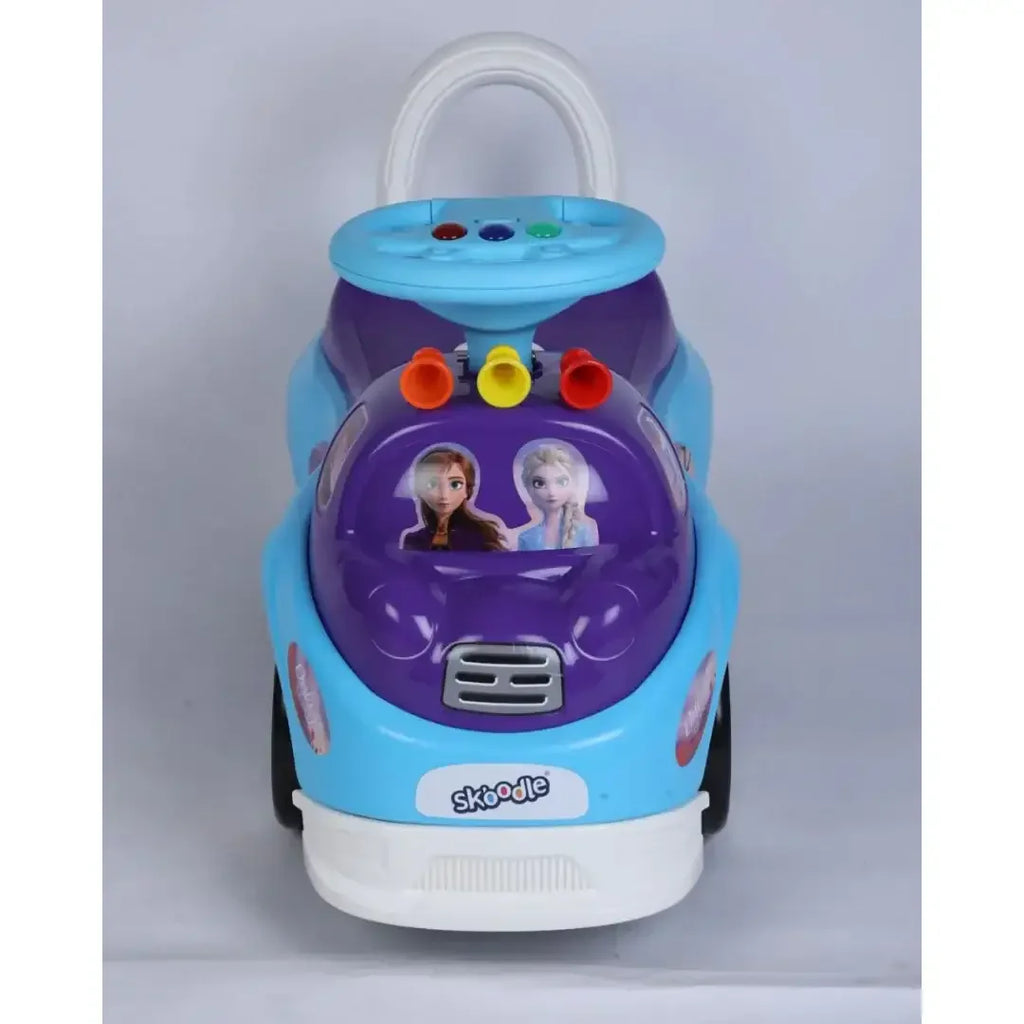 Skoodle Frozen Princess Ride-On Car – Magical Adventure Toy for Kids Ages 3+ - Naivri