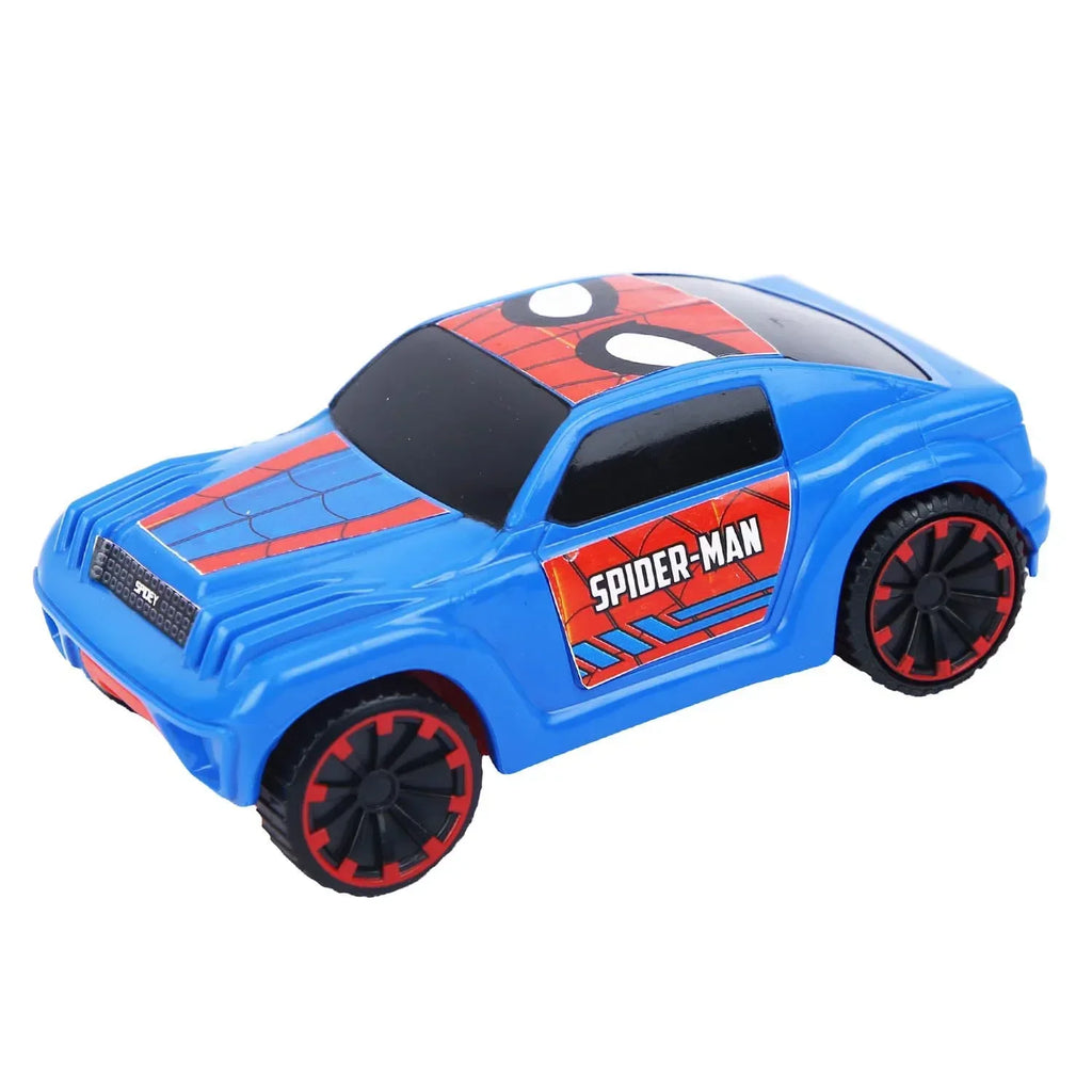 Skoodle Kid Marvel Pull-Back SUV – Spider-Man Edition | Durable Marvel Superhero Toy Car for Kids | Educational Pullback SUV for Boys & Girls | Blue & Red Spider-Man Vehicle Toy - Naivri