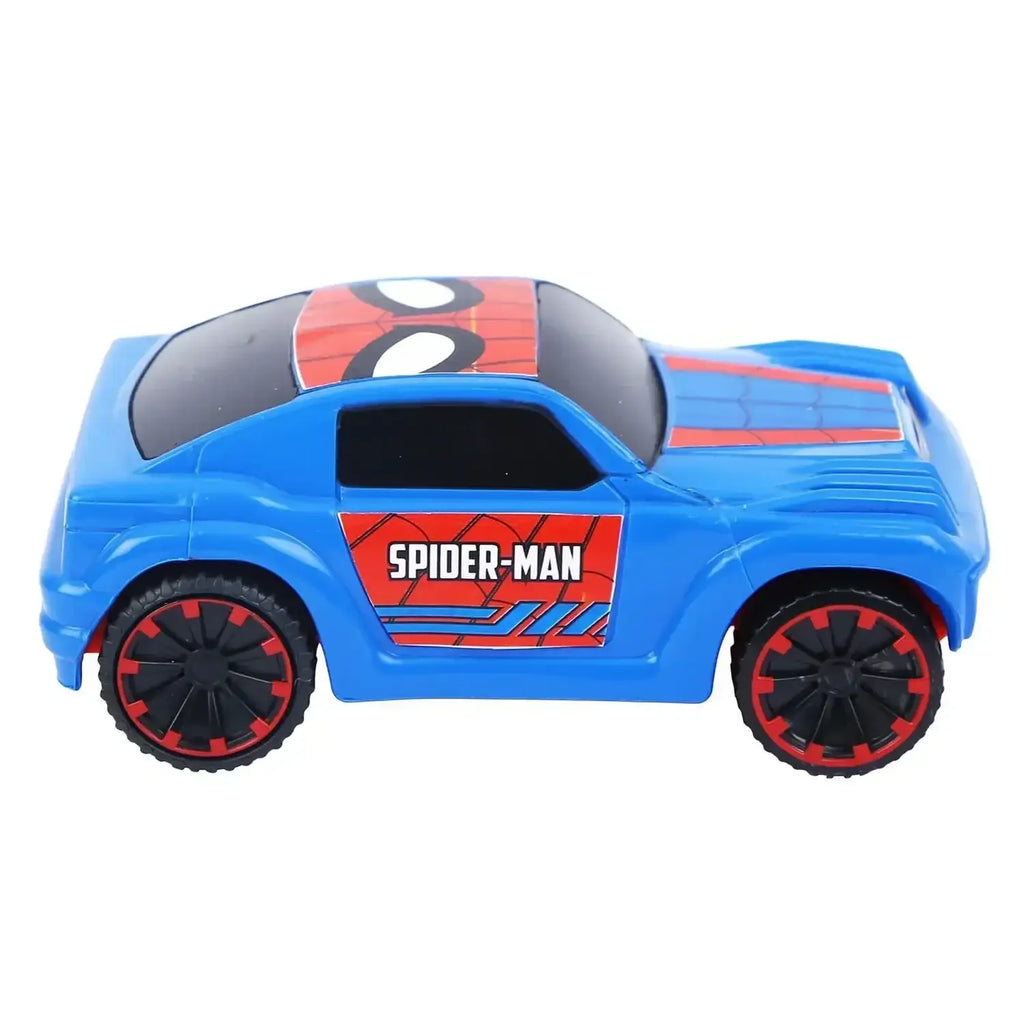 Skoodle Kid Marvel Pull-Back SUV – Spider-Man Edition | Durable Marvel Superhero Toy Car for Kids | Educational Pullback SUV for Boys & Girls | Blue & Red Spider-Man Vehicle Toy - Naivri