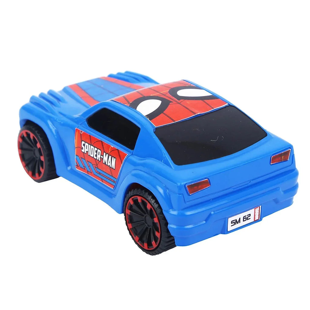 Skoodle Kid Marvel Pull-Back SUV – Spider-Man Edition | Durable Marvel Superhero Toy Car for Kids | Educational Pullback SUV for Boys & Girls | Blue & Red Spider-Man Vehicle Toy - Naivri