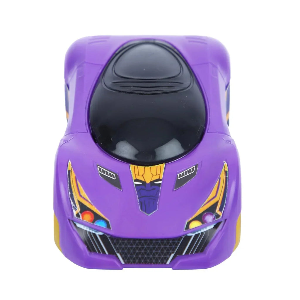 Skoodle Marvel Pull-Back Hyper Car – Thanos Edition | Purple Mini Vehicle Toy | Non-Toxic, Durable, Collectible Car for Kids | Enhances Motor Skills | Age 3+ - Naivri