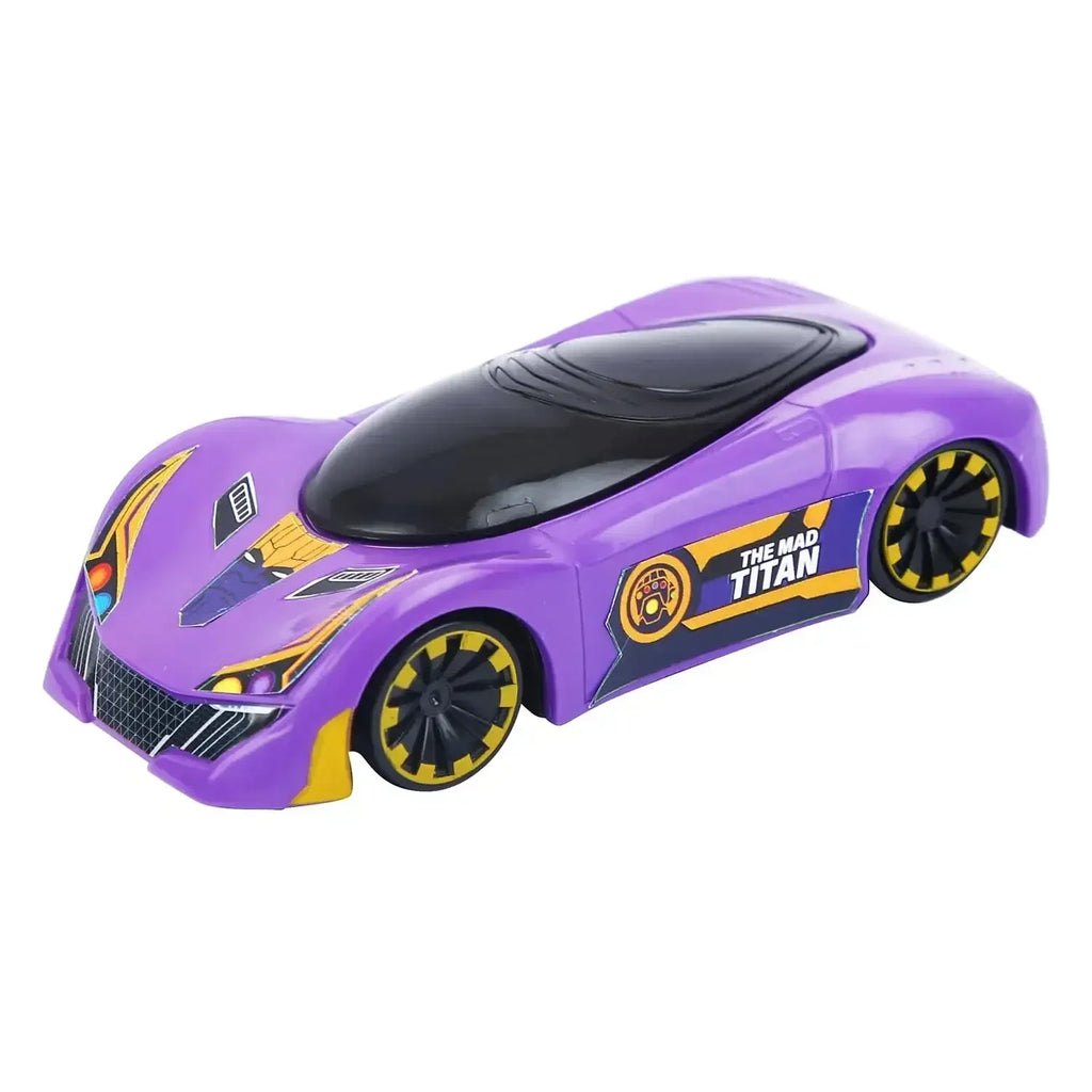 Skoodle Marvel Pull-Back Hyper Car – Thanos Edition | Purple Mini Vehicle Toy | Non-Toxic, Durable, Collectible Car for Kids | Enhances Motor Skills | Age 3+ - Naivri