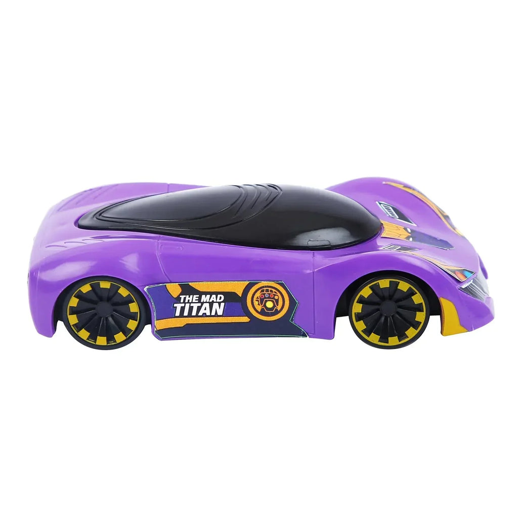 Skoodle Marvel Pull-Back Hyper Car – Thanos Edition | Purple Mini Vehicle Toy | Non-Toxic, Durable, Collectible Car for Kids | Enhances Motor Skills | Age 3+ - Naivri