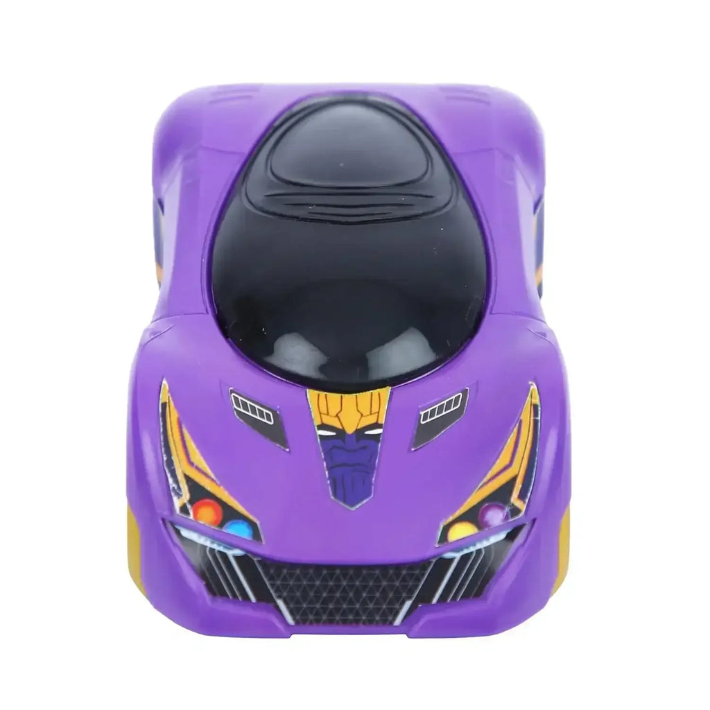 Skoodle Marvel Pull-Back Hyper Car – Thanos Edition | Purple Mini Vehicle Toy | Non-Toxic, Durable, Collectible Car for Kids | Enhances Motor Skills | Age 3+ - Naivri