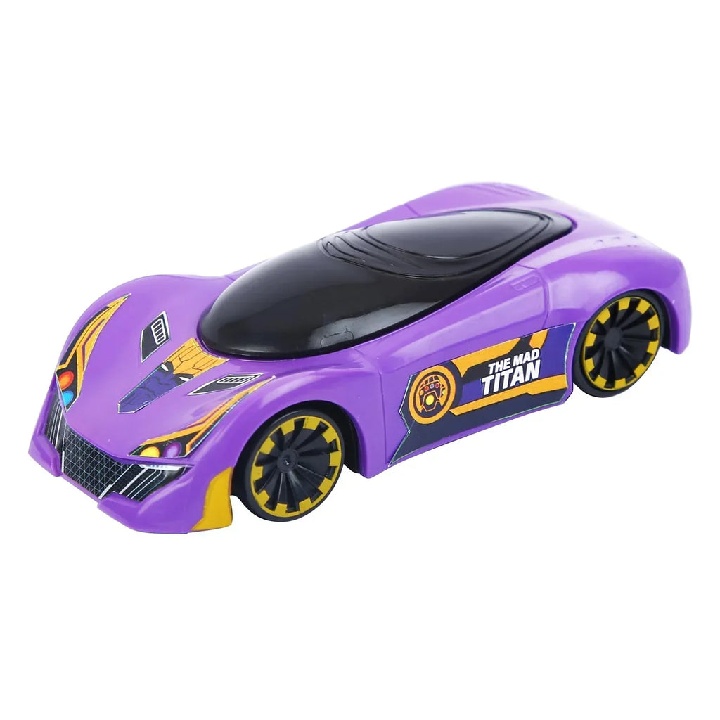 Skoodle Marvel Pull-Back Hyper Car – Thanos Edition | Purple Mini Vehicle Toy | Non-Toxic, Durable, Collectible Car for Kids | Enhances Motor Skills | Age 3+ - Naivri