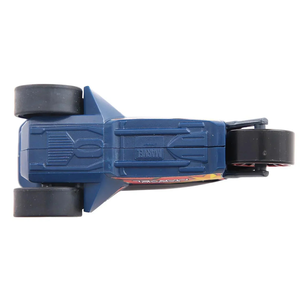 Skoodle Marvel Pull-Back Rider Bike – Captain Marvel Edition | Blue | Non-Toxic, Durable Superhero Motorbike Toy for Kids | Pull-Back Action | Great for Gifting, Racing, and Learning Play | Age 3+ - Naivri