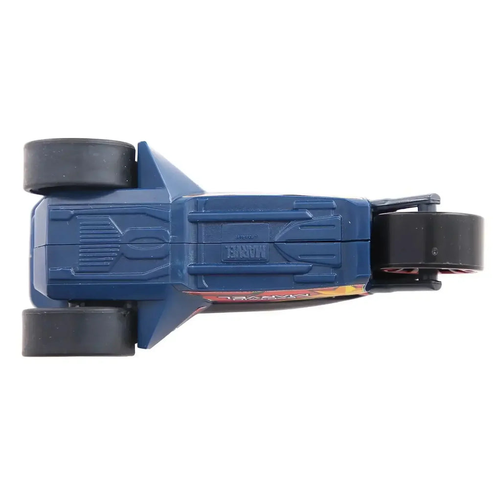 Skoodle Marvel Pull-Back Rider Bike – Captain Marvel Edition | Blue | Non-Toxic, Durable Superhero Motorbike Toy for Kids | Pull-Back Action | Great for Gifting, Racing, and Learning Play | Age 3+ - Naivri