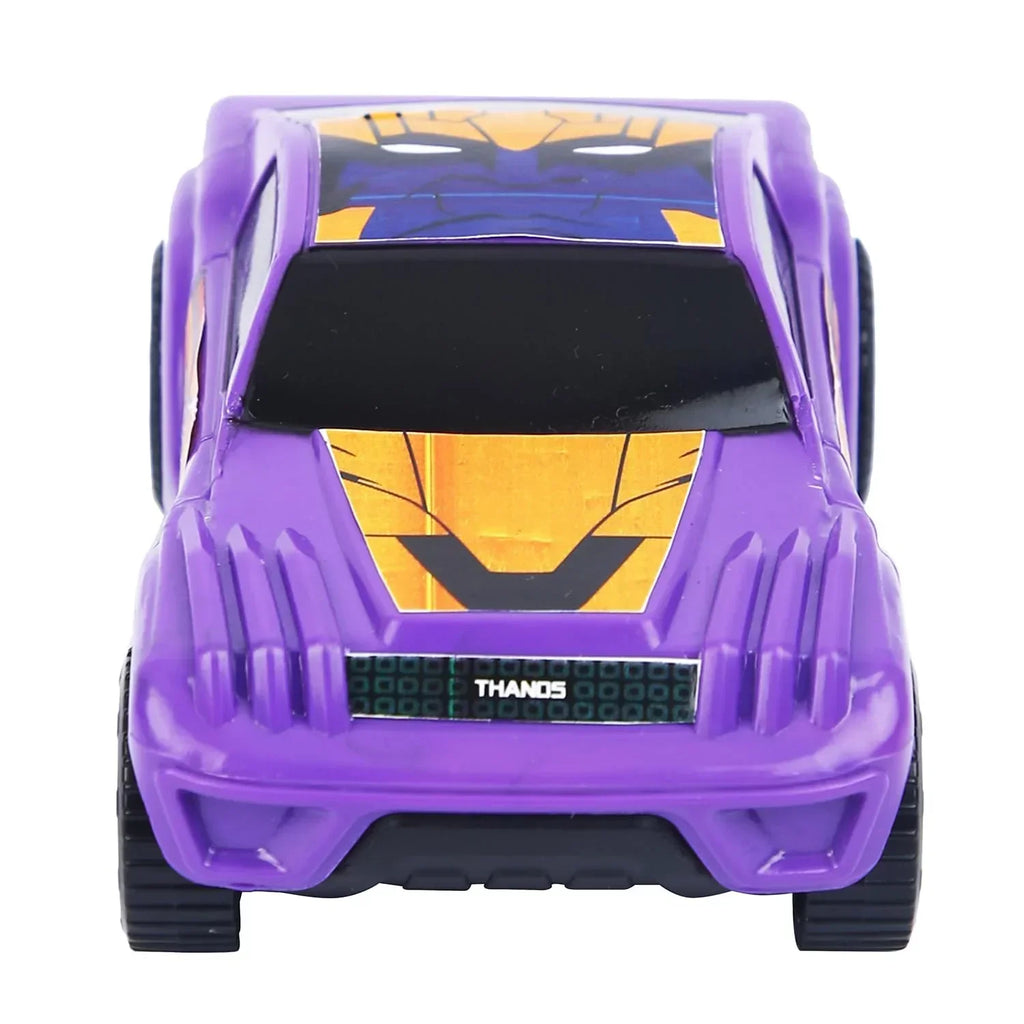 Skoodle Marvel Pull-Back SUV – Thanos Edition | Purple Pullback Toy Car for Kids | Marvel Superhero Vehicle Toy | Educational SUV Toy for Boys & Girls | Skoodle SUV Collection - Naivri