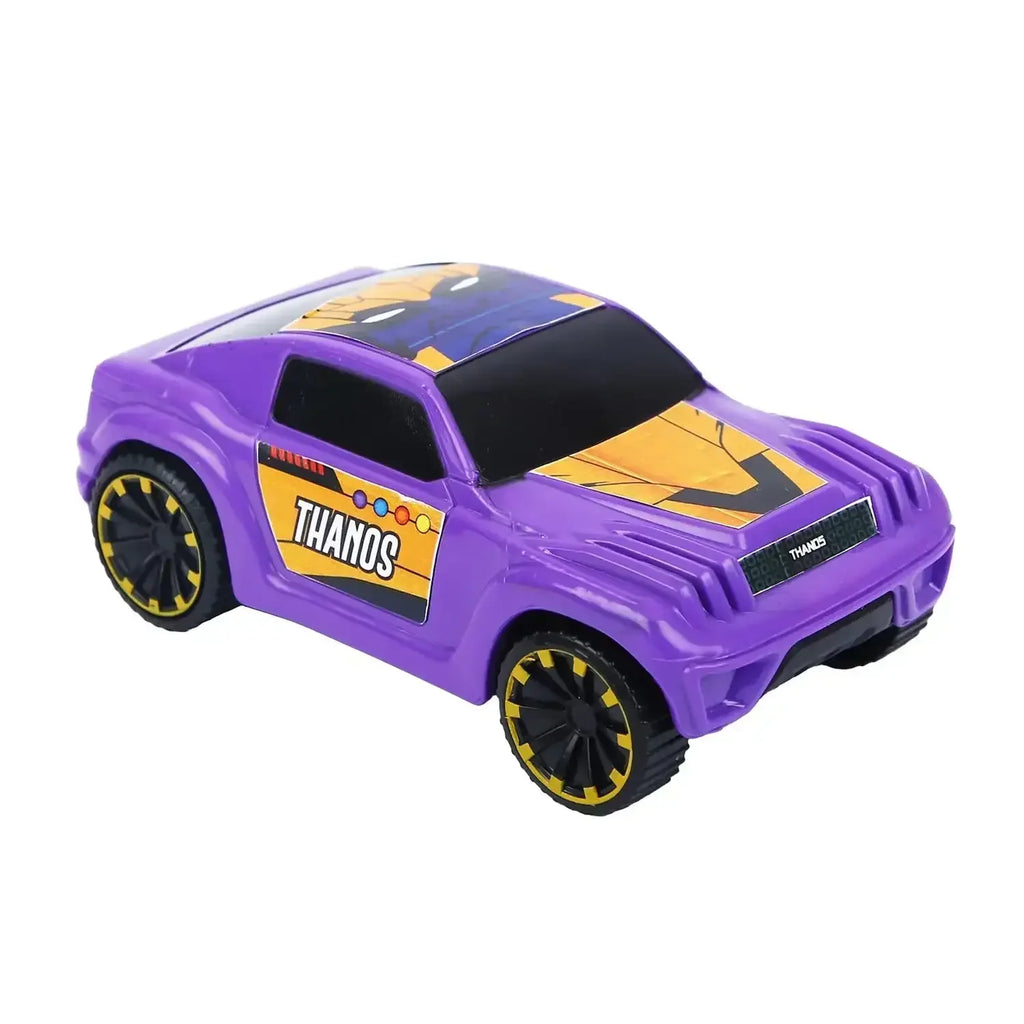 Skoodle Marvel Pull-Back SUV – Thanos Edition | Purple Pullback Toy Car for Kids | Marvel Superhero Vehicle Toy | Educational SUV Toy for Boys & Girls | Skoodle SUV Collection - Naivri