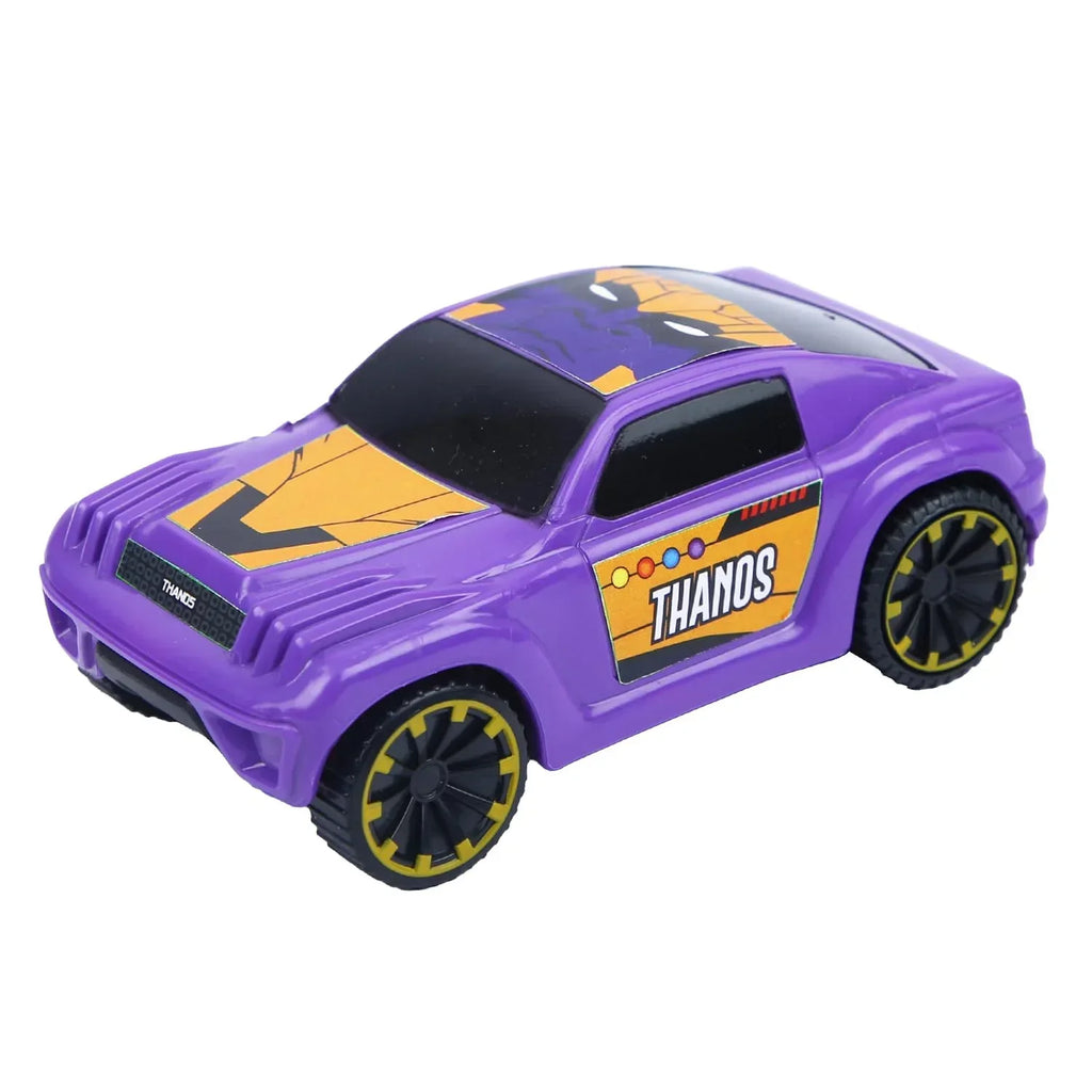 Skoodle Marvel Pull-Back SUV – Thanos Edition | Purple Pullback Toy Car for Kids | Marvel Superhero Vehicle Toy | Educational SUV Toy for Boys & Girls | Skoodle SUV Collection - Naivri