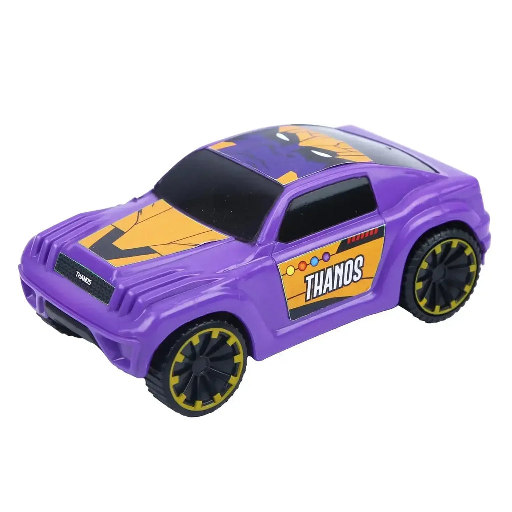 Skoodle Marvel Pull-Back SUV – Thanos Edition | Purple Pullback Toy Car for Kids | Marvel Superhero Vehicle Toy | Educational SUV Toy for Boys & Girls | Skoodle SUV Collection - Naivri