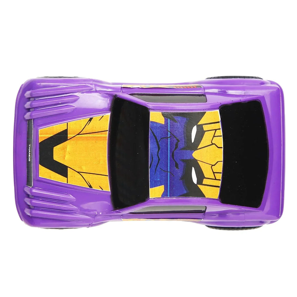 Skoodle Marvel Pull-Back SUV – Thanos Edition | Purple Pullback Toy Car for Kids | Marvel Superhero Vehicle Toy | Educational SUV Toy for Boys & Girls | Skoodle SUV Collection - Naivri