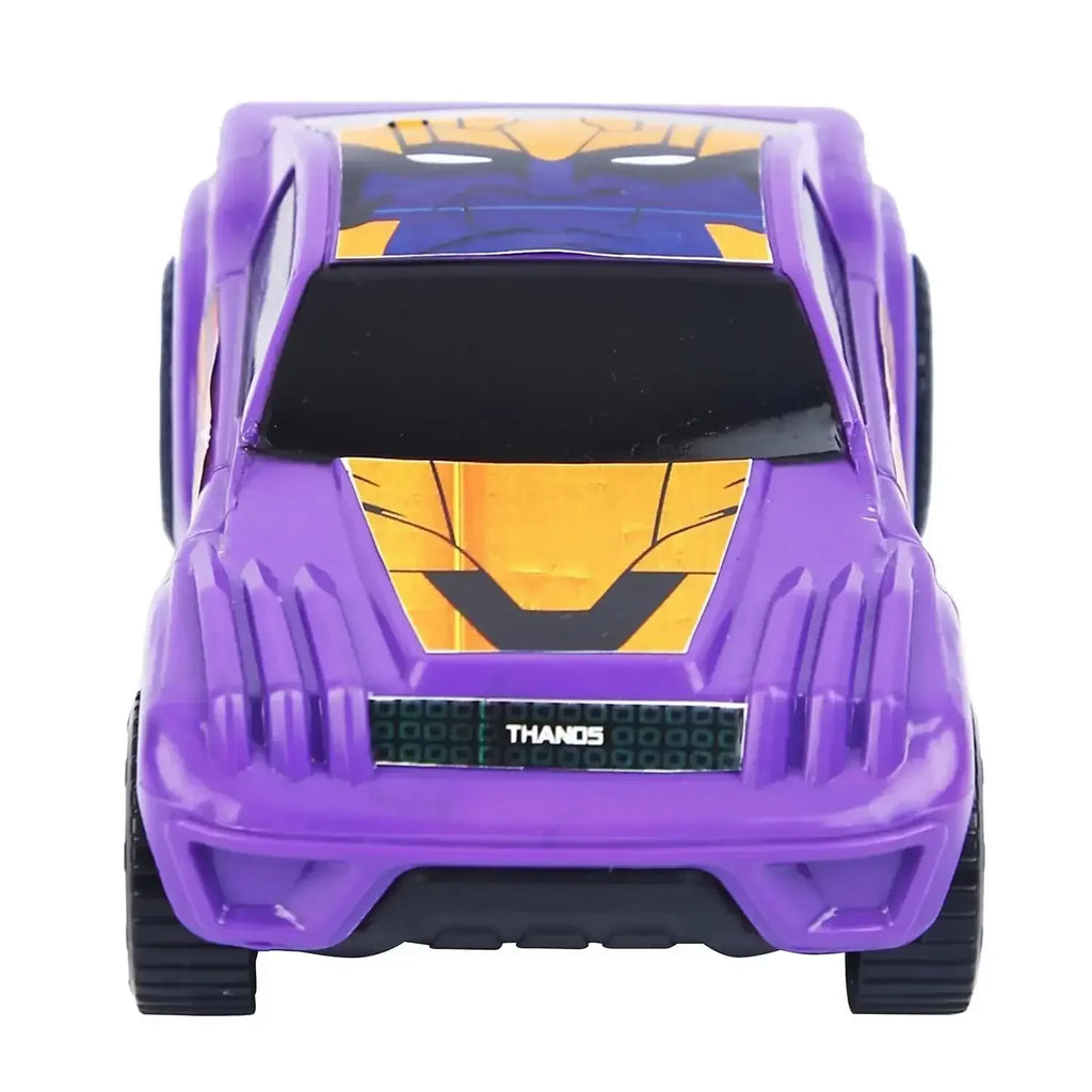Skoodle Marvel Pull-Back SUV – Thanos Edition | Purple Pullback Toy Car for Kids | Marvel Superhero Vehicle Toy | Educational SUV Toy for Boys & Girls | Skoodle SUV Collection - Naivri