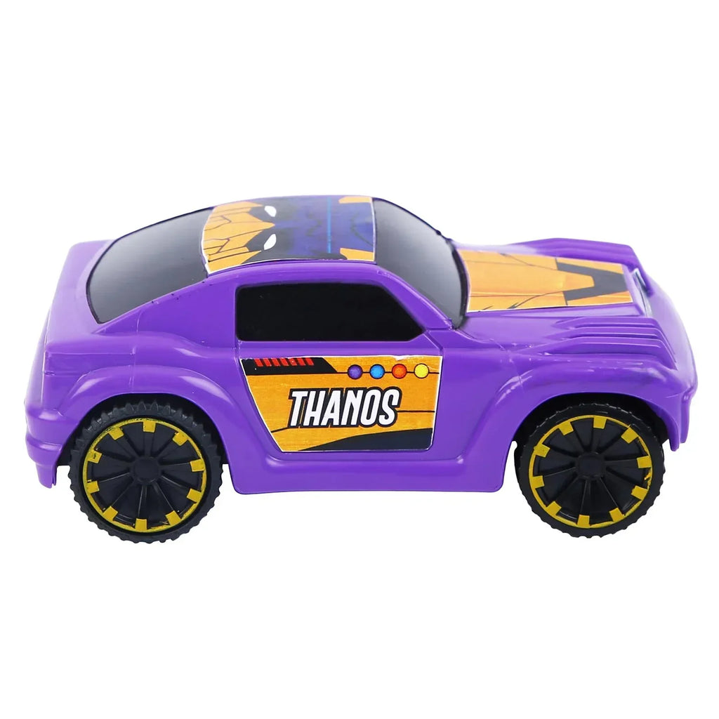 Skoodle Marvel Pull-Back SUV – Thanos Edition | Purple Pullback Toy Car for Kids | Marvel Superhero Vehicle Toy | Educational SUV Toy for Boys & Girls | Skoodle SUV Collection - Naivri