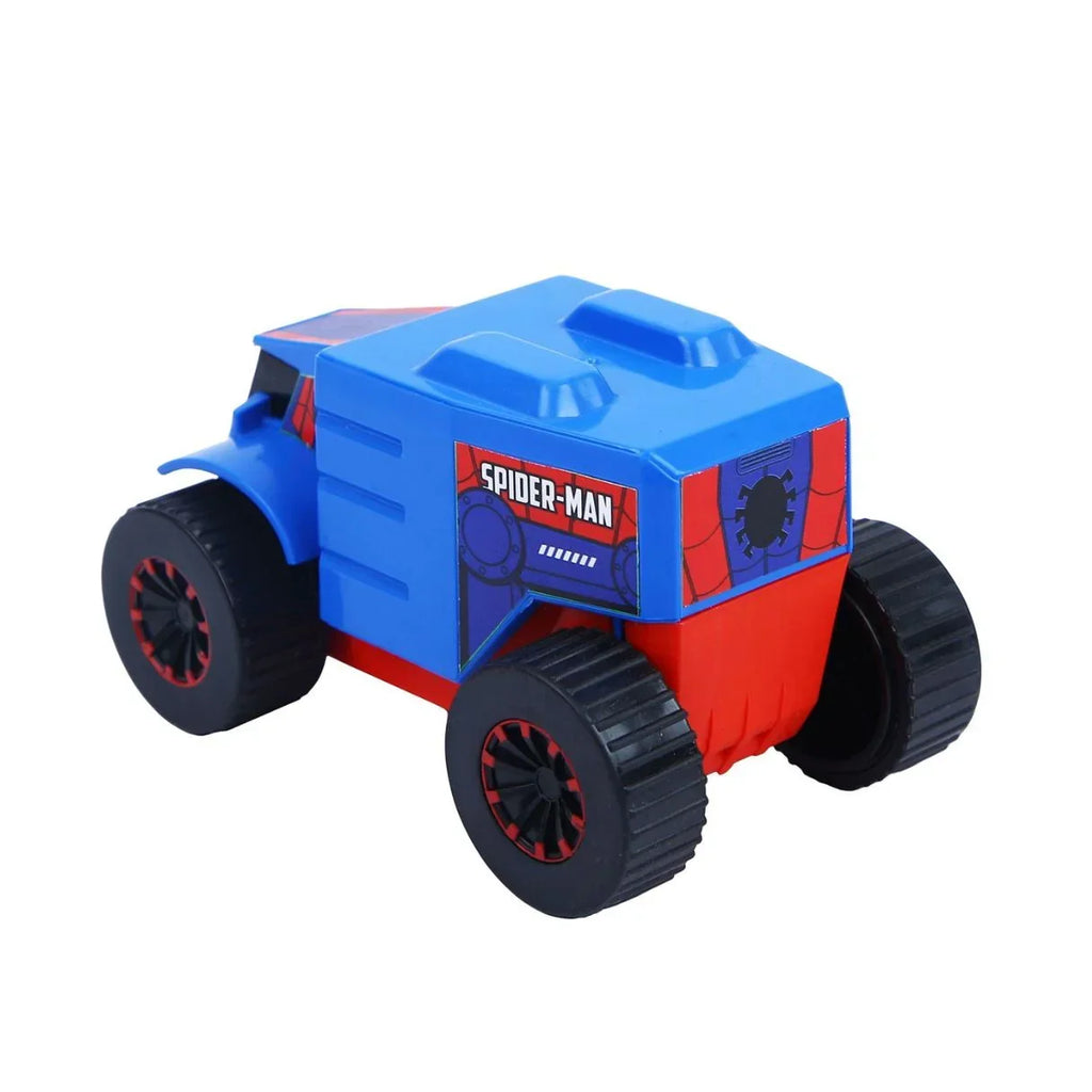 Skoodle Marvel Pullback Mightiest Truck – Spider-Man Edition | High-Speed Pull-Back Action Toy Truck for Kids | Durable & Portable Vehicle Toy | Spider-Man Collectible Play Vehicle | Red & Blue - Naivri