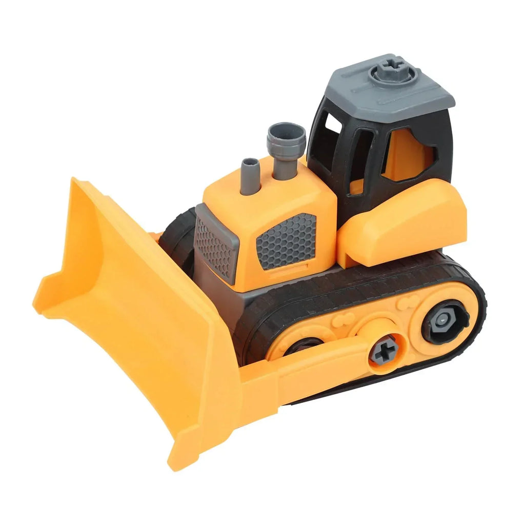 Skoodle Mini Machines Build & Go Crawler Loader Truck with T-Shape Screwdriver – Educational & Pretend Play Construction Vehicle for Kids - Naivri