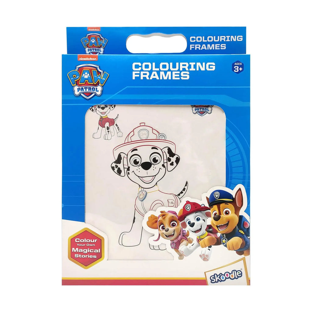 Skoodle Paw Patrol Colouring Frames - Naivri