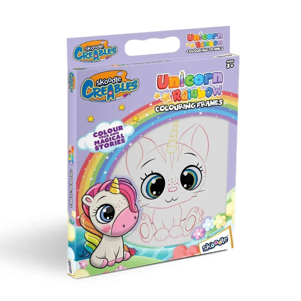 Skoodle Unicorn Colouring Frames - Naivri