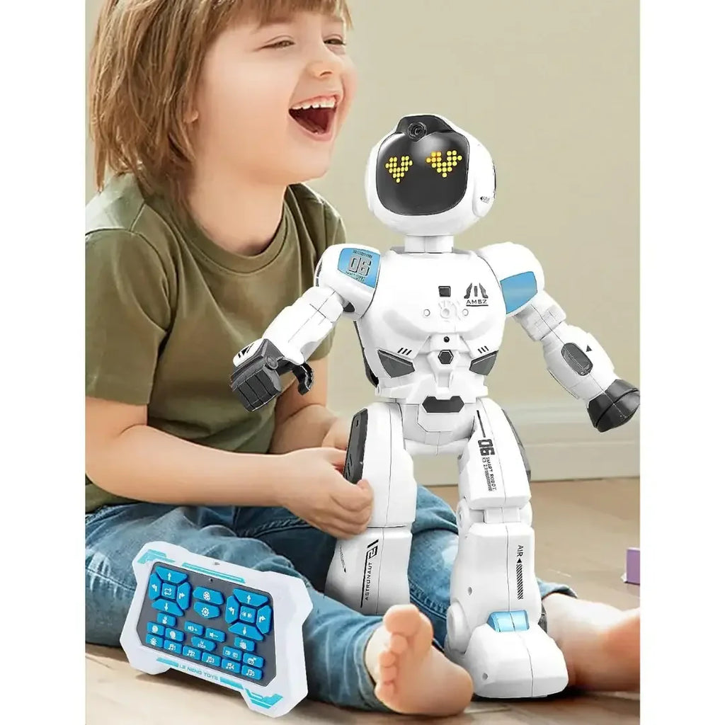 Smart EMO Interactive Robot – Programmable Gesture & Voice Control Toy for Kids 5+ - Naivri
