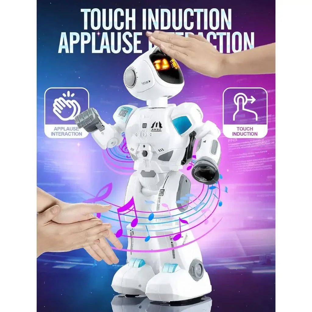 Smart EMO Interactive Robot – Programmable Gesture & Voice Control Toy for Kids 5+ - Naivri