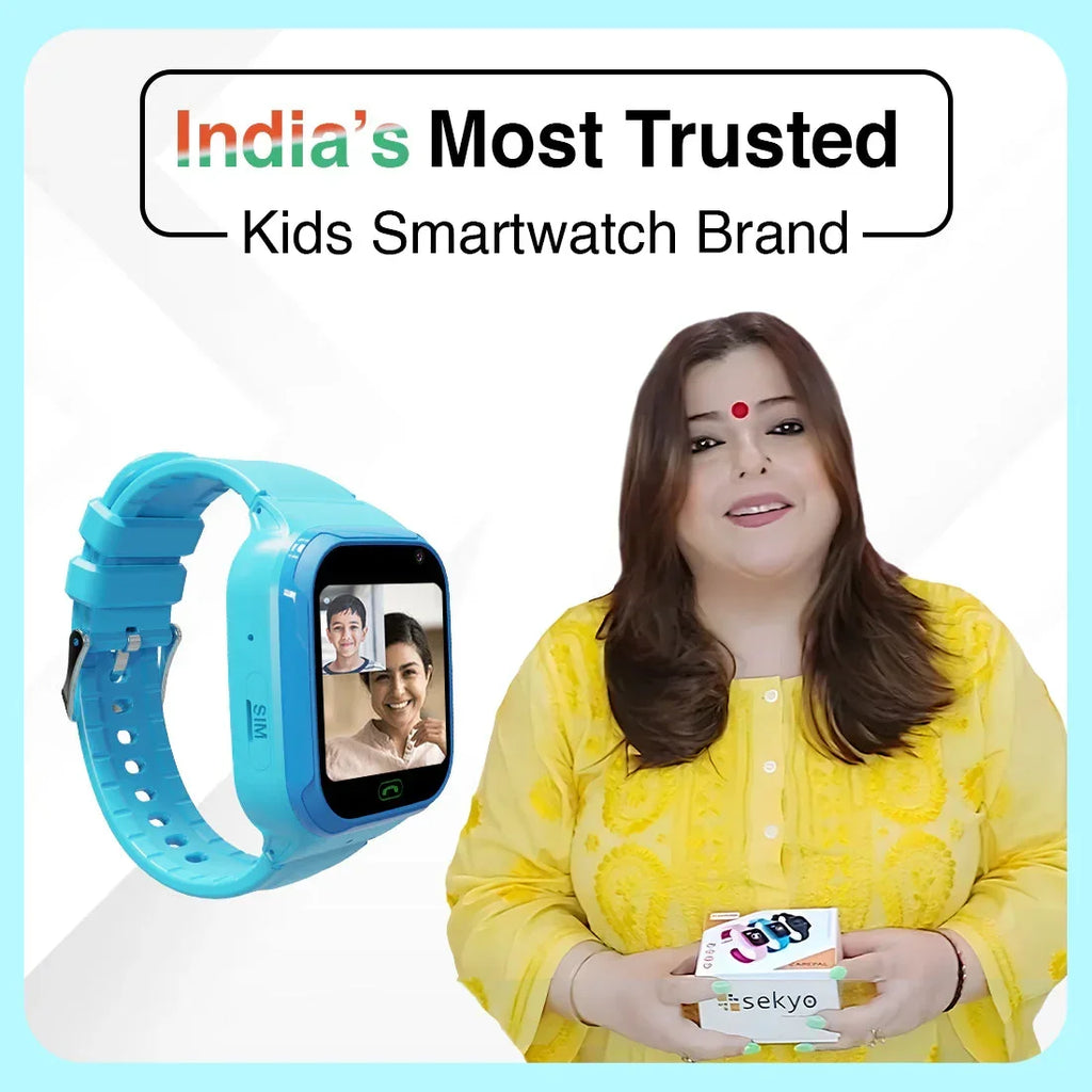 Smart Watch Phone 4G LTE with Video Calling & Live Tracking - Naivri