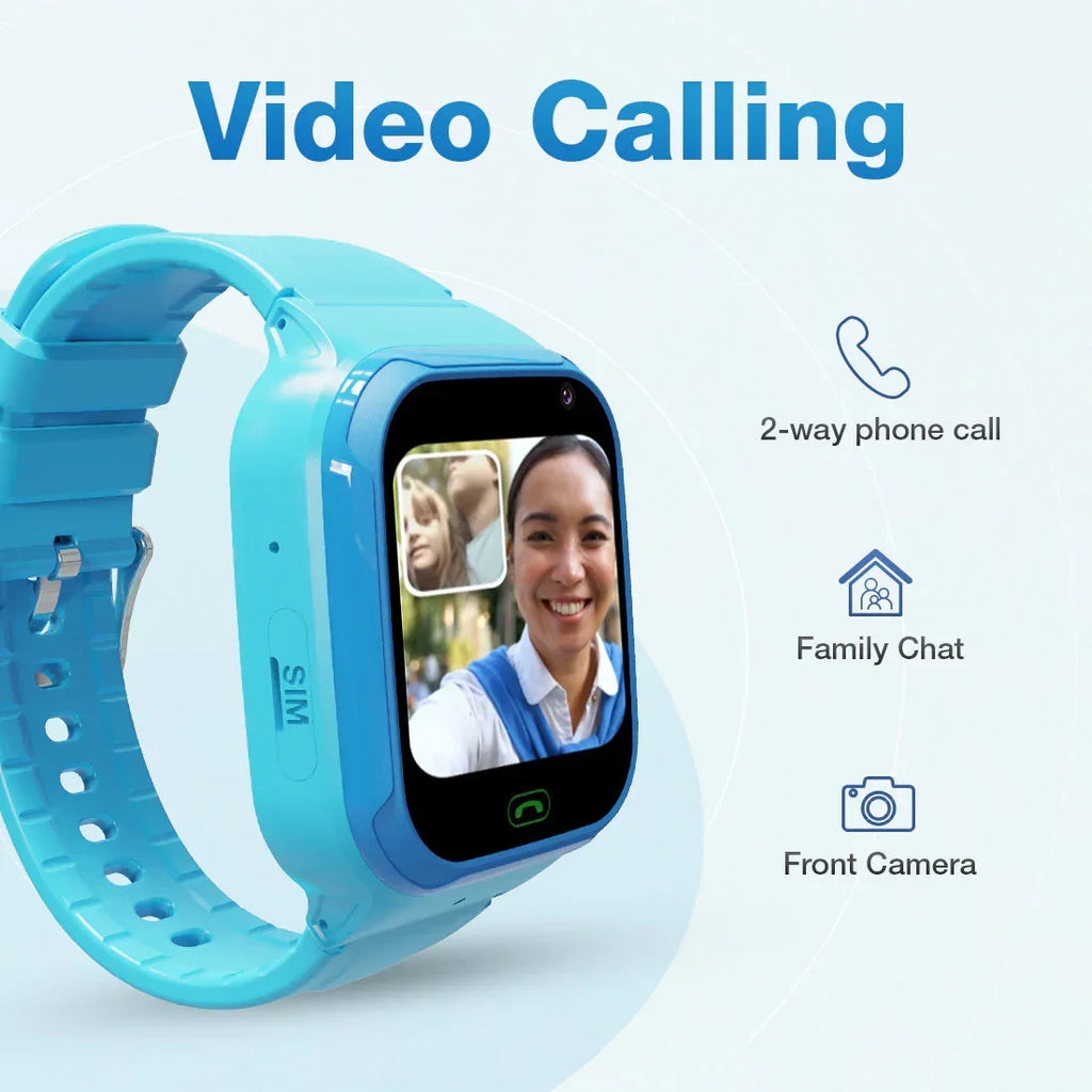 Smart Watch Phone 4G LTE with Video Calling & Live Tracking - Naivri