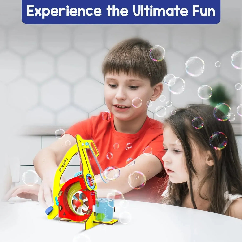 Smartivity 10-in-1 Motor-Powered Gadgets DIY Kit for Kids Ages 6 to 14 | STEM Electronics Learning Kit | Educational Birthday Gift for Boys & Girls | Build Levitating Balls, Tornado Creators, Spinning Discs & More - Naivri