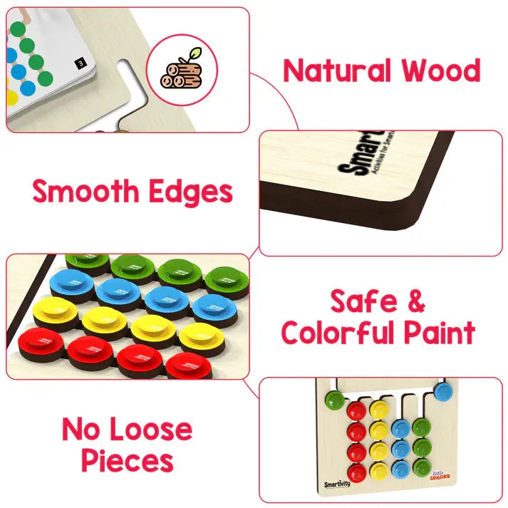 Smartivity Colour Coder – Brain Exercise Puzzle for Kids | Educational DIY Toy (Ages 4-10) - Naivri