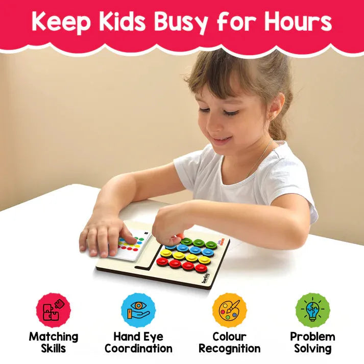 Smartivity Colour Coder – Brain Exercise Puzzle for Kids | Educational DIY Toy (Ages 4-10) - Naivri