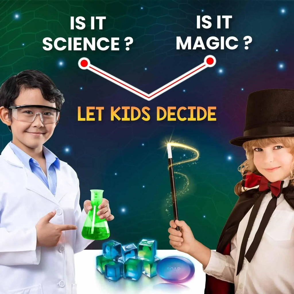 Smartivity Glow Magic Science Kit for Kids | 20 Glow-in-the-Dark STEM Experiments | Ages 6 to 14 Years | DIY Science Toy Gift for Boys & Girls | Learn Physics & Chemistry Through Fun - Naivri