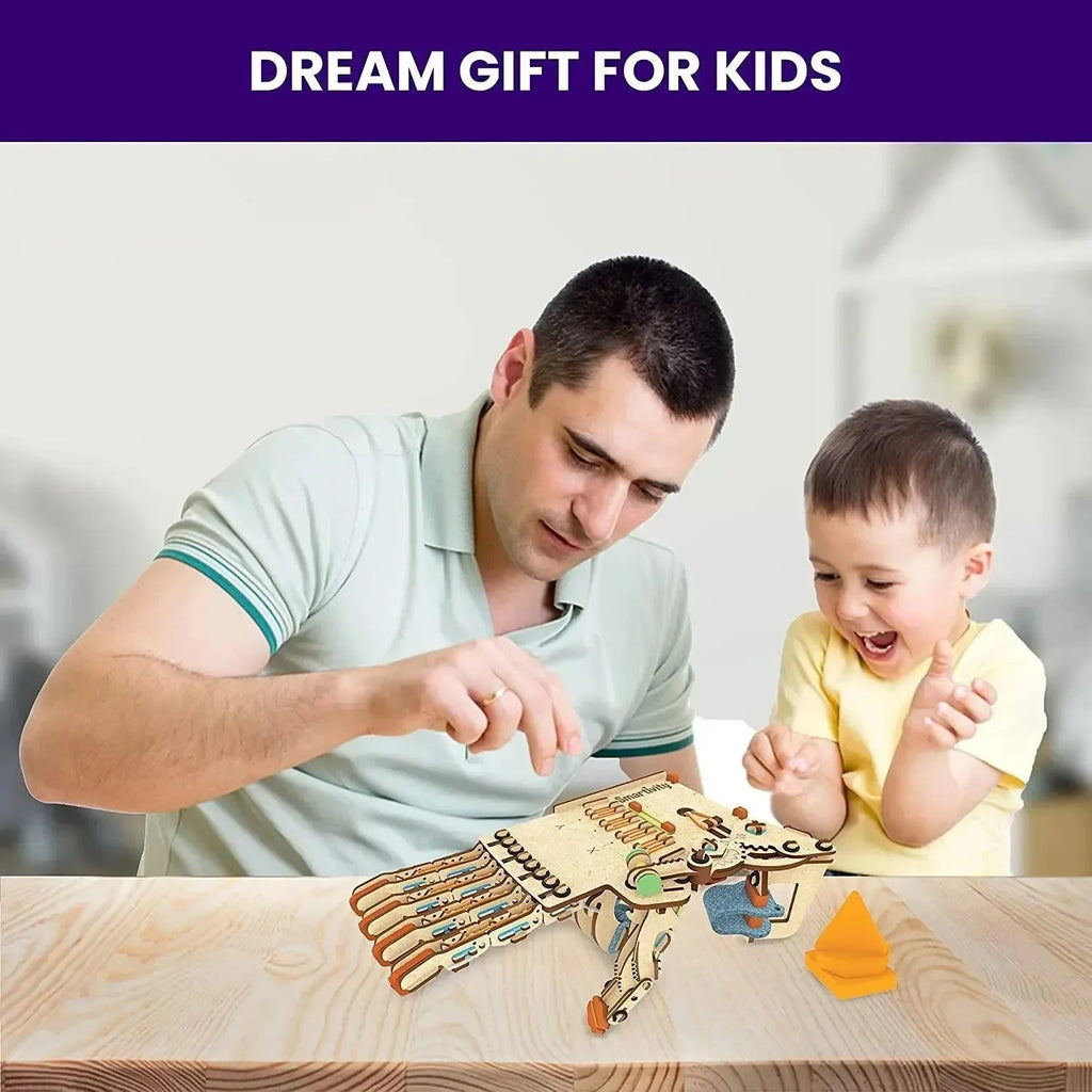 Smartivity Mechanical Hand | STEM Educational DIY Robotic Hand Toy for Kids 8-14 | Build, Learn & Play with Mechanical Actions - Naivri