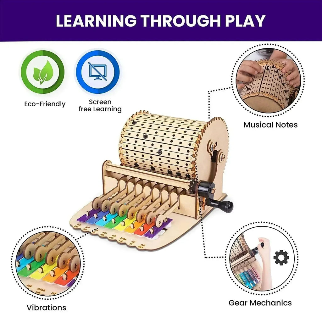 Smartivity Mechanical Xylofun Music Machine | STEM DIY Toy for Kids | Musical Toy for Age 8-14 - Naivri