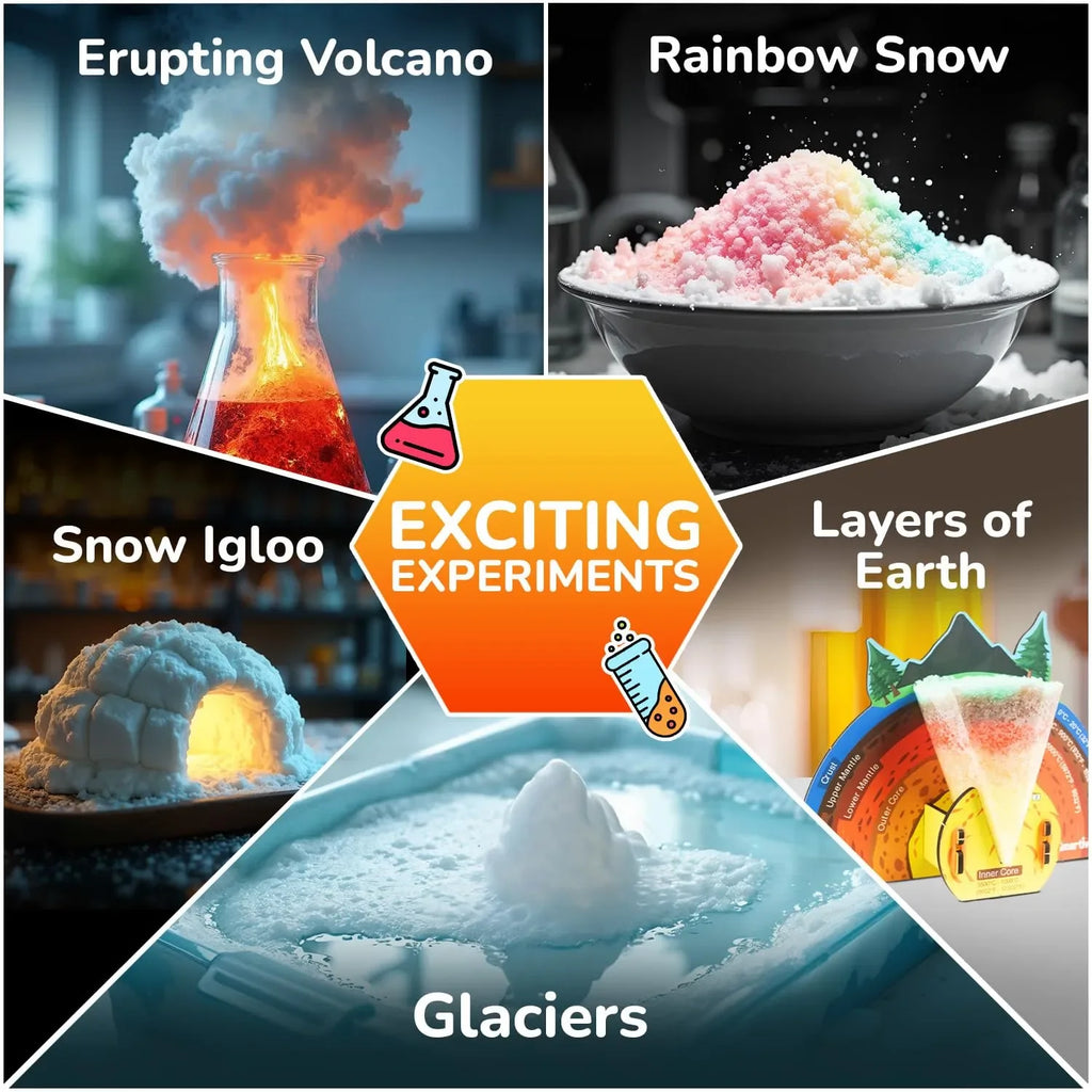 Smartivity Mega Crystal Earth Science Kit | STEM DIY Science Kit for Kids Ages 8–14 | Explore Crystals, Volcanoes, Igloos & More | Ideal Birthday Gift for Boys & Girls - Naivri