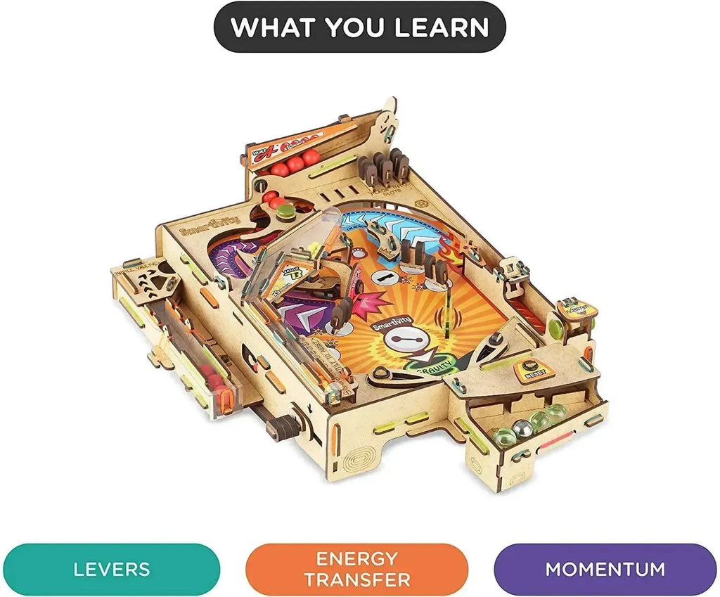 Smartivity Pinball Machine | STEM DIY Kit for Kids Aged 8–14 | STEAM Educational Toy for Boys & Girls - Naivri
