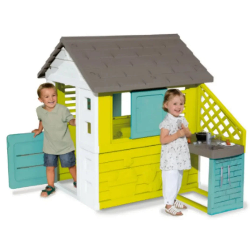 Smoby Pretty Playhouse + Kitchen - Naivri