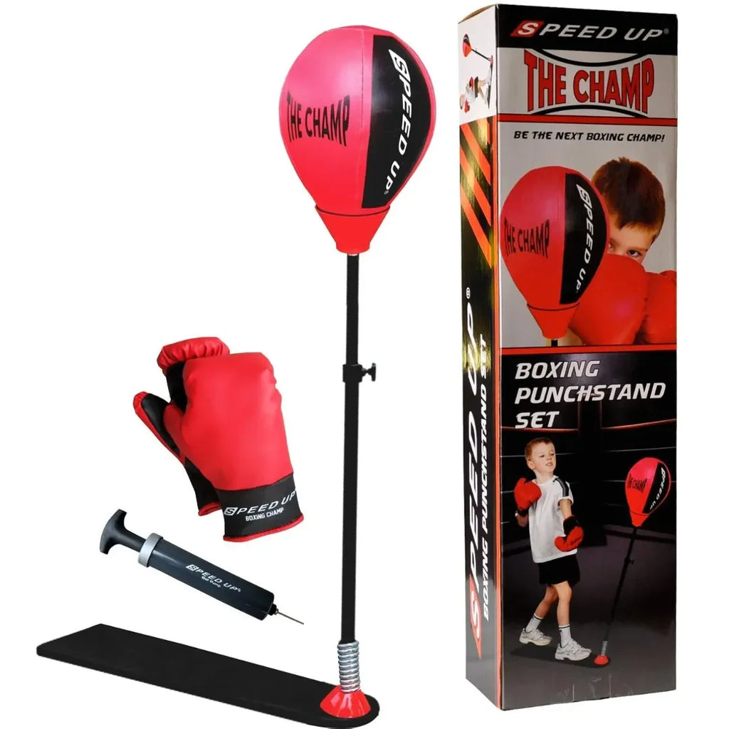 Speed Up Kids’ Boxing Training Set – Punch Stand, Gloves & Pump - Naivri