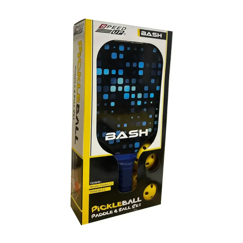 Speed Up Pickleball Bash Set – Dual Paddle & Ball Kit for All Skill Levels - Naivri